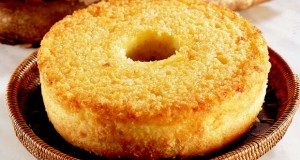 Bolo com farinha de mandioca
