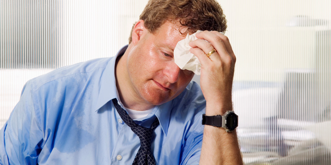 Estressado no trabalho