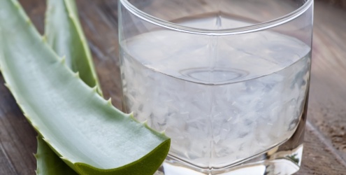 Suco de aloe vera