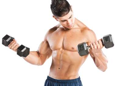 Man With Dumbbells