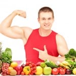 Músculos com dieta vegetariana