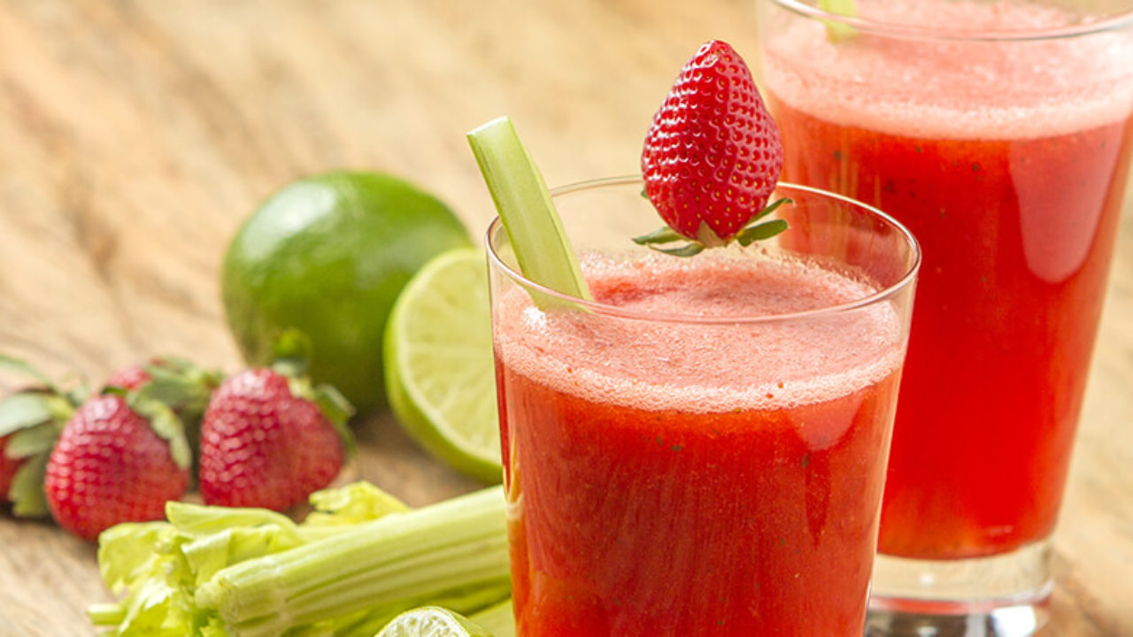 6 Receitas de Suco Detox Com Morango Para Emagrecer ...