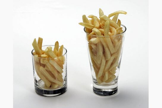 porção batatas fritas