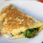 Omelete de brócolis