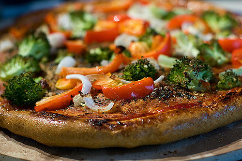 Pizza de brócolis