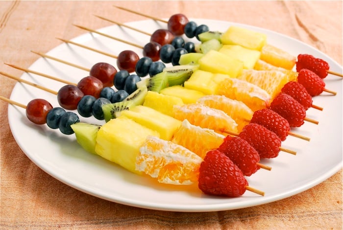 Espeto de frutas