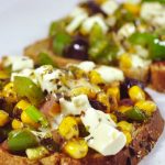 Pizza de pão de forma