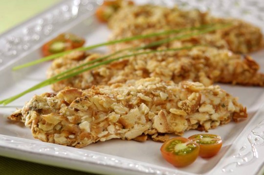 Frango à milanesa light