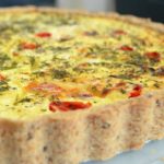 Quiche de alho-poró