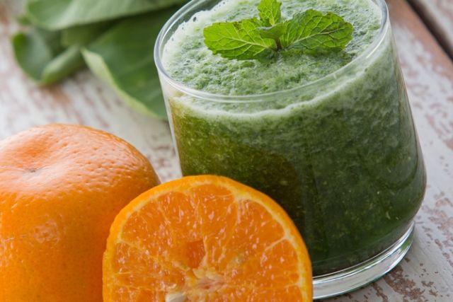De suco laranja receita verde com
