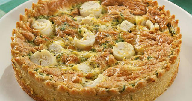 Quiche de palmito