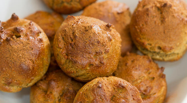 Bolinho de chuva assado