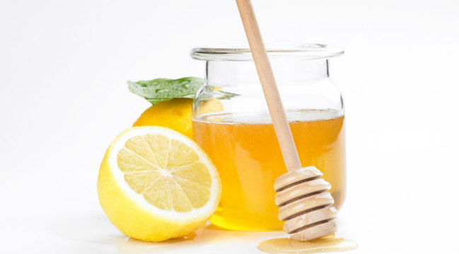 Chá de limão com mel