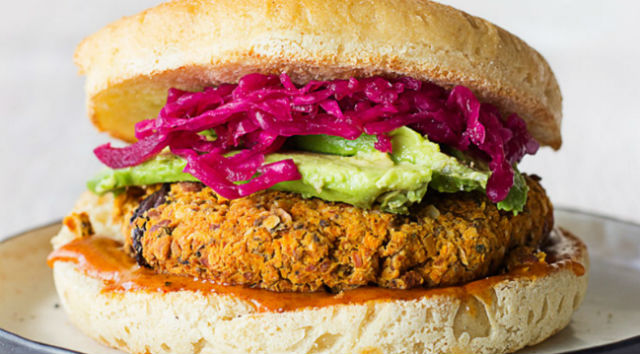 Hambúrguer de cenoura