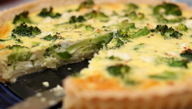 Quiche de brócolis