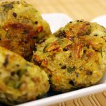 Bolinho de legumes assado