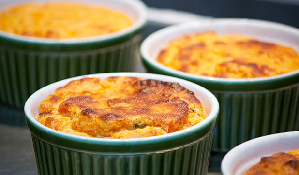 Suflê de batata-doce