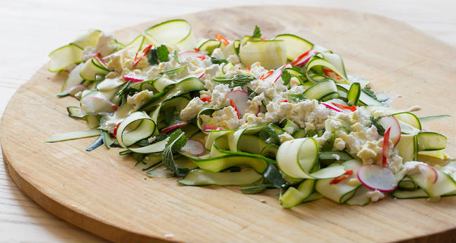 Salada de abobrinha