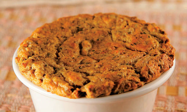 Suflê de carne moída