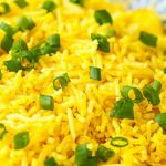 Arroz com cúrcuma