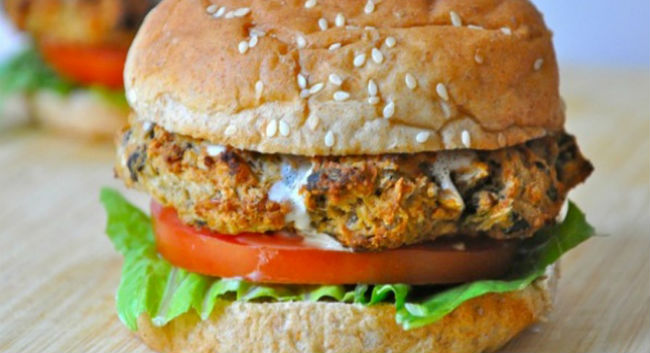 Hambúrguer caseiro light