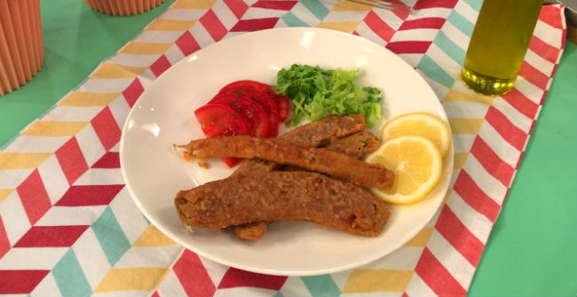 Bife de casca de banana