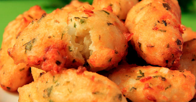 Bolinho de arroz assado