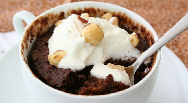 Bolo de caneca low carb