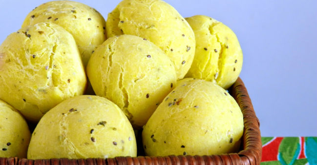 Pão de queijo vegano