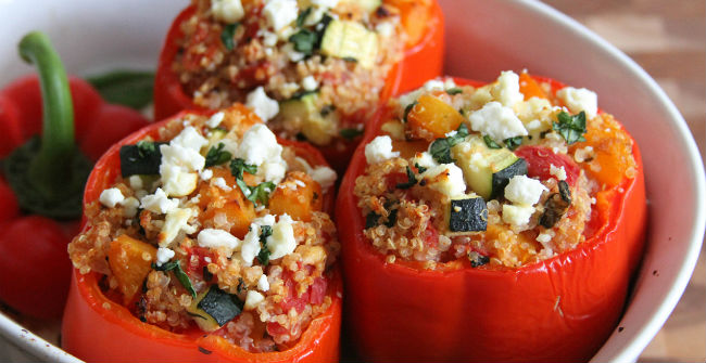 Pimentão recheado light