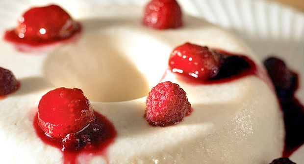 Pudim de iogurte light