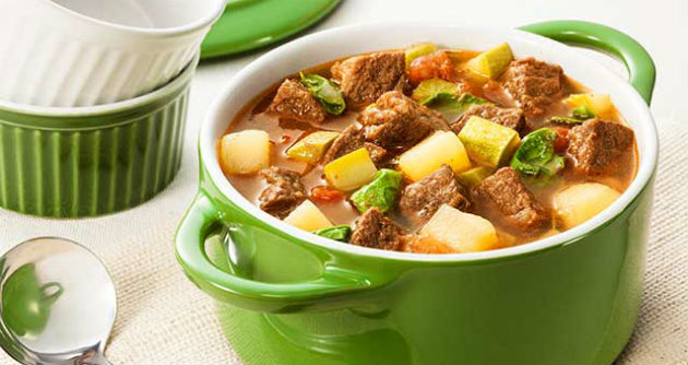 Sopa de legumes com carne