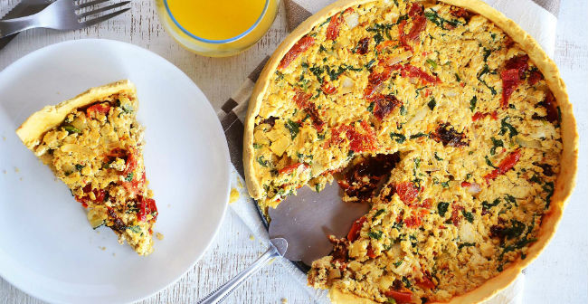 Quiche de tomate seco