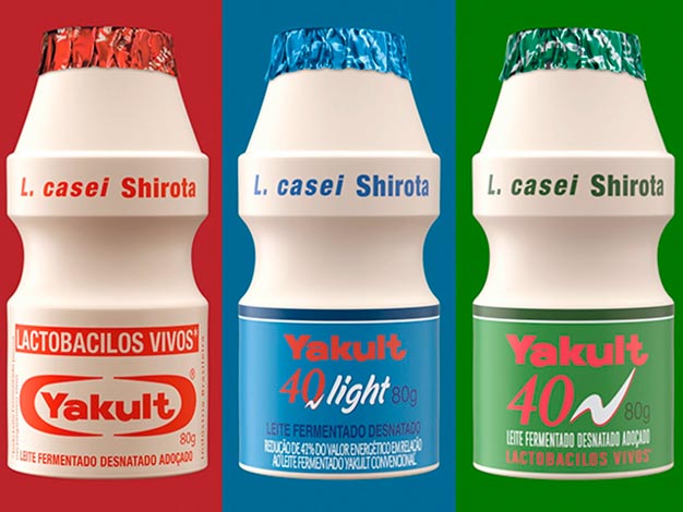 yakult vários tipos