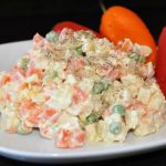 Salada de legumes com maionese