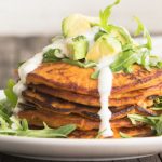 Panqueca de batata-doce