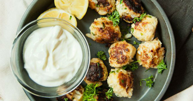 Bolinho de bacalhau low carb