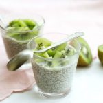 Pudim de chia com kiwi