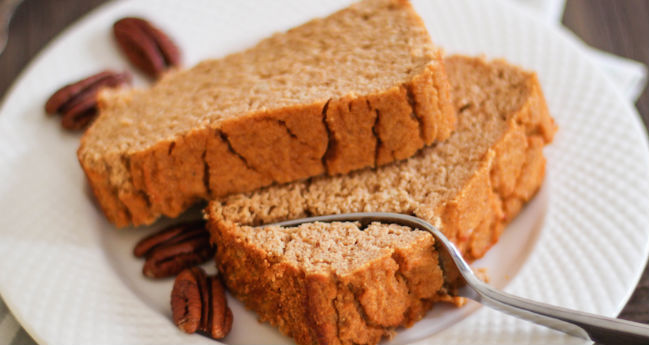 Bolo de abóbora low carb