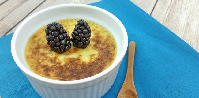 Crème brûlée low carb
