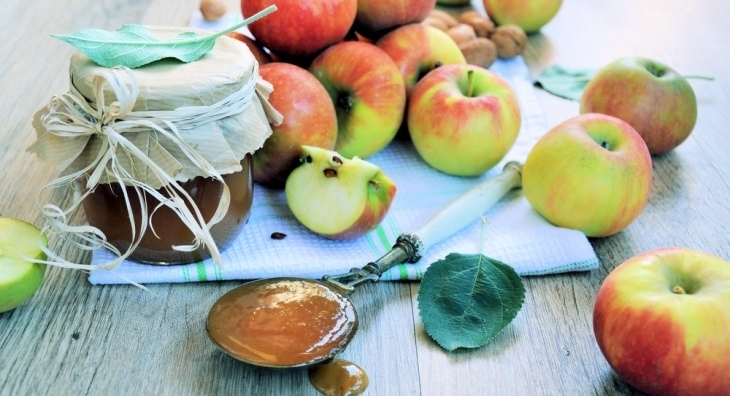 Geleia de maçã diet