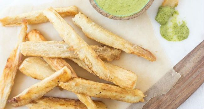 Mandioca na AirFryer