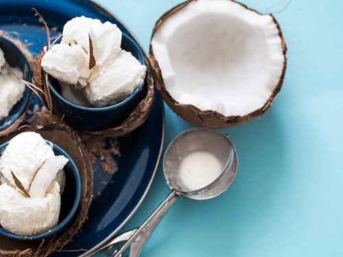 Sorvete de coco low carb