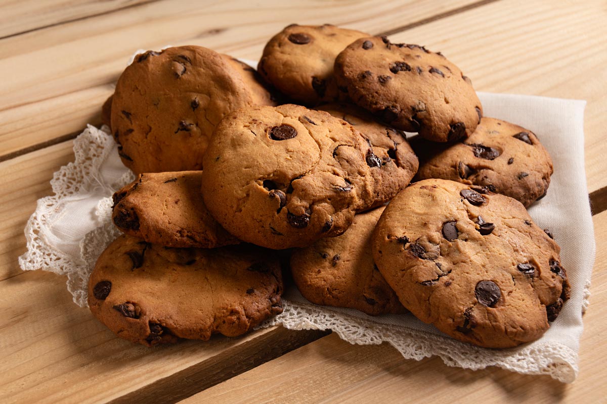 Cookie de banana sem açúcar e farinha