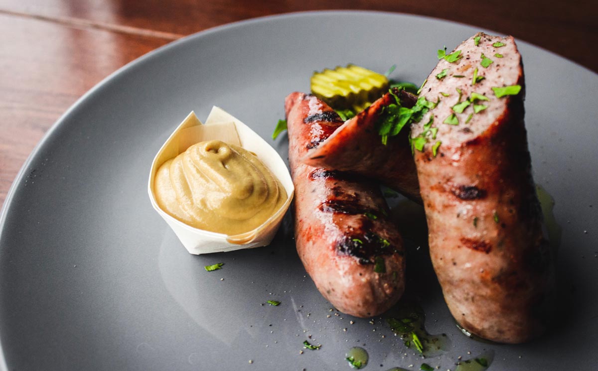 Linguiça caseira de frango fit