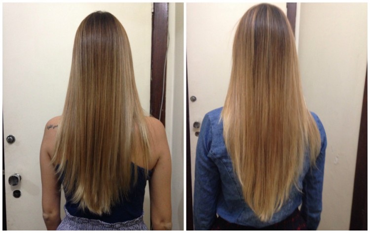 Antes e depois Imecap Hair