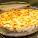 Arroz com carne moída gratinado e light