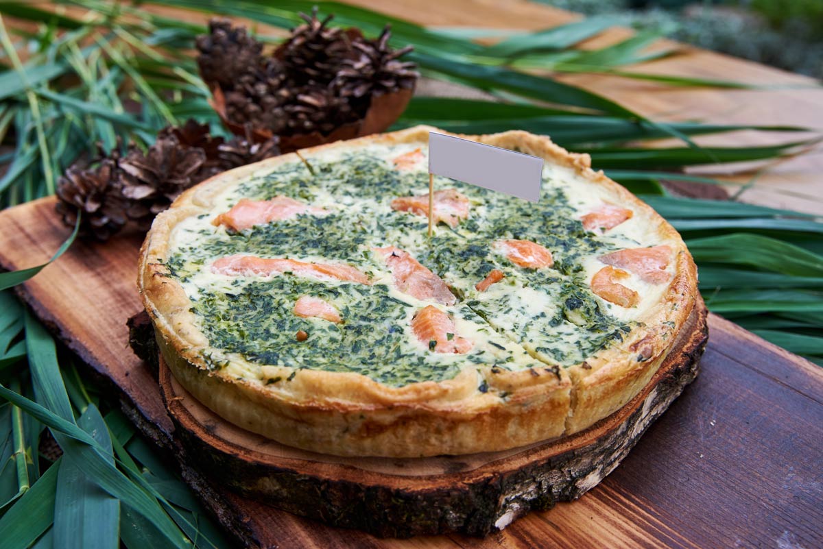 quiche de espinafre