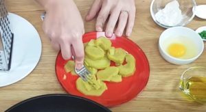 panqueca fit de batata doce com atum - passo 1