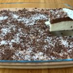 Sobremesa de coco com chocolate